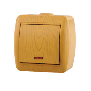 Выключатель проходной с подсветкой Lezard Nata 710-0700-114