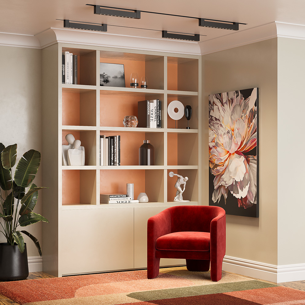 Трековый однофазный светильник Maytoni Points Rot TR010-1-10W3K-M-B