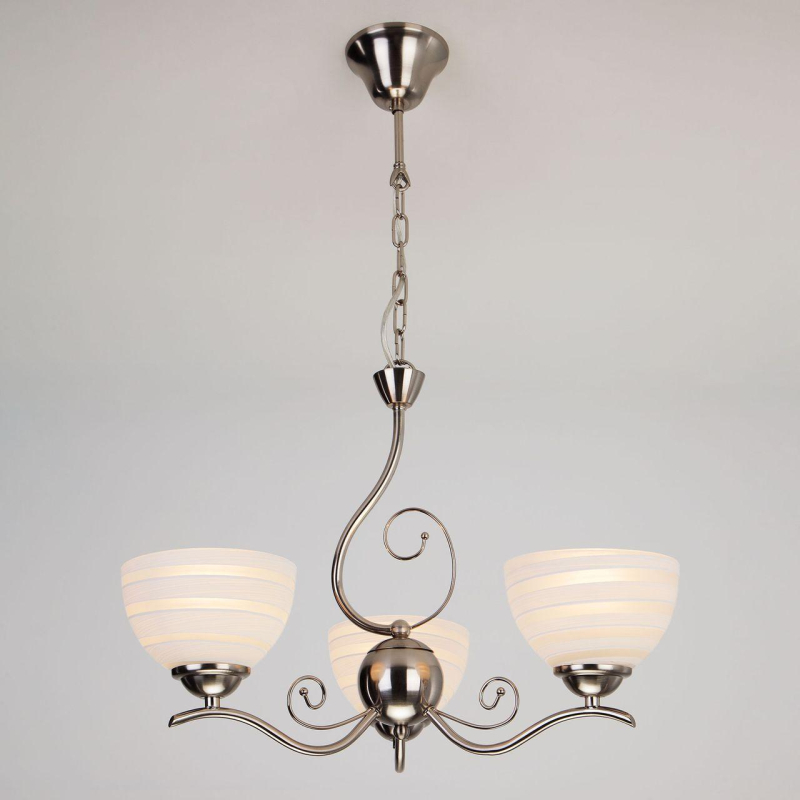 Подвесная люстра Eurosvet Lotta 30116/3 сатин-никель