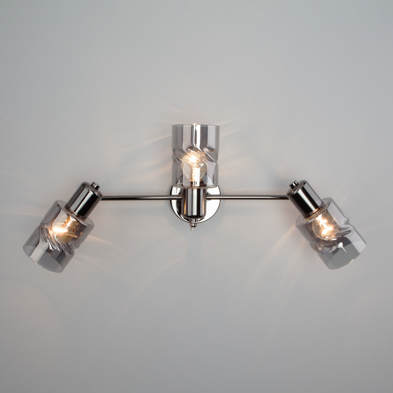 Настенный светильник Eurosvet Ansa 20120/3 чёрный жемчуг