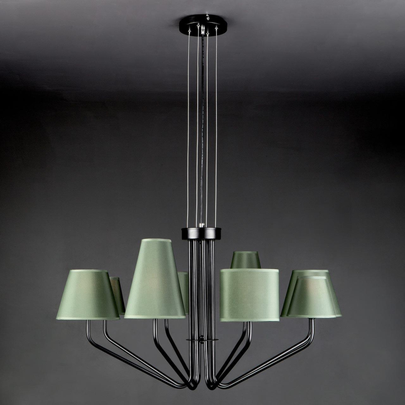 Подвесная люстра Eurosvet Ornato 70074/8 черный