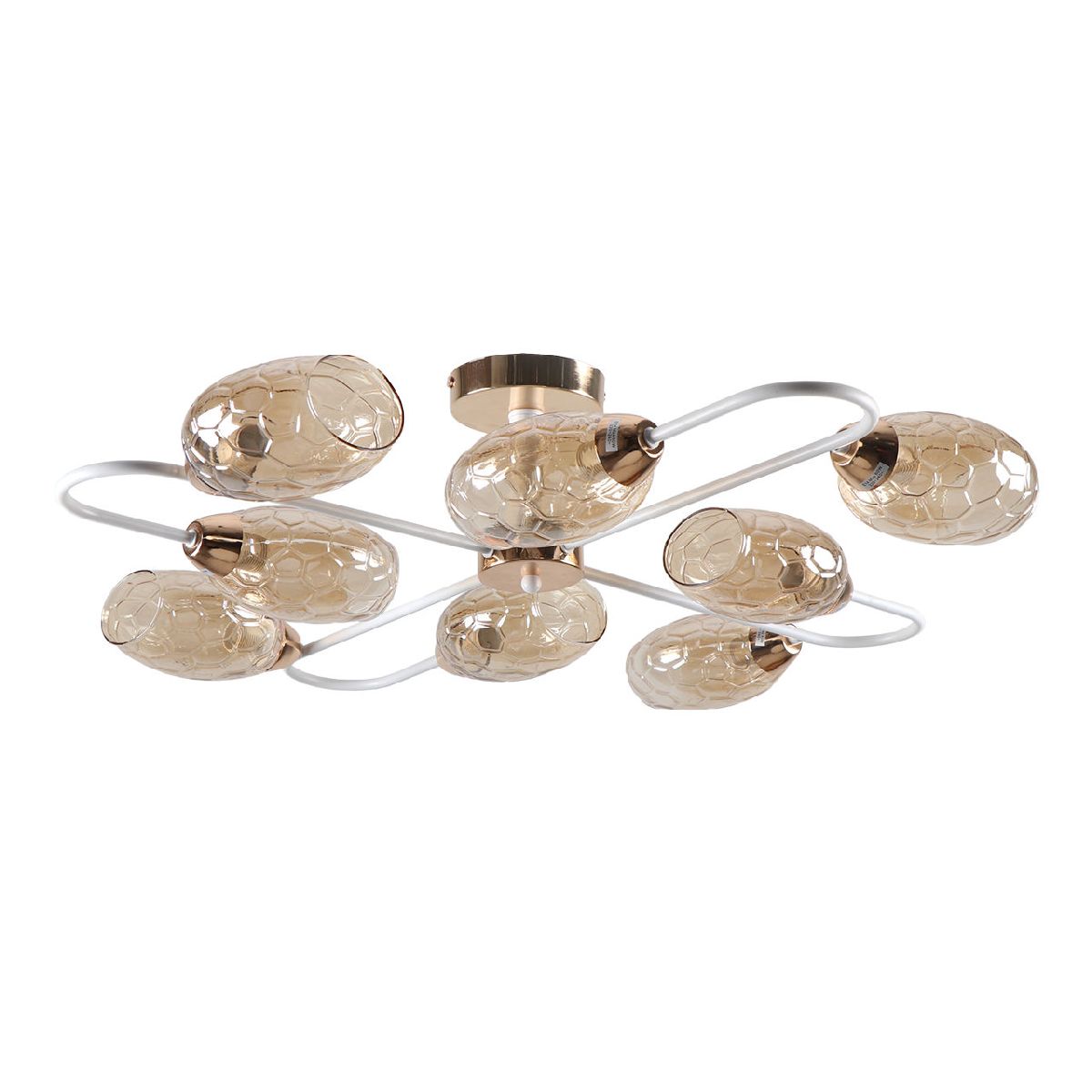 Люстра на штанге IMEX MD.8305-8-S-FGD+WH