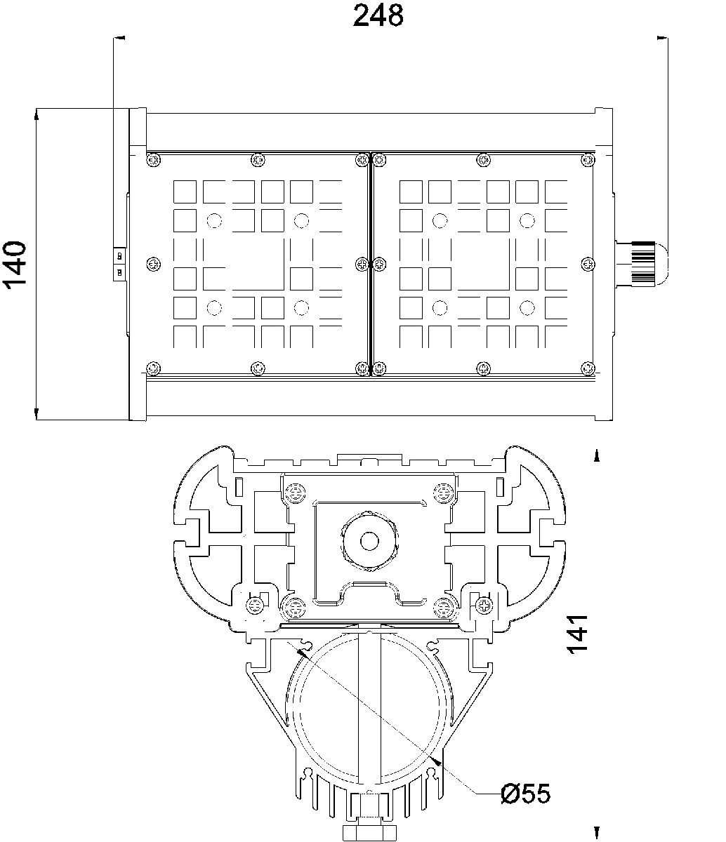 Прожектор Светон Галеон 21-45-Ш-150-ПТ/0/0-5К80-К67 CB-C0331040