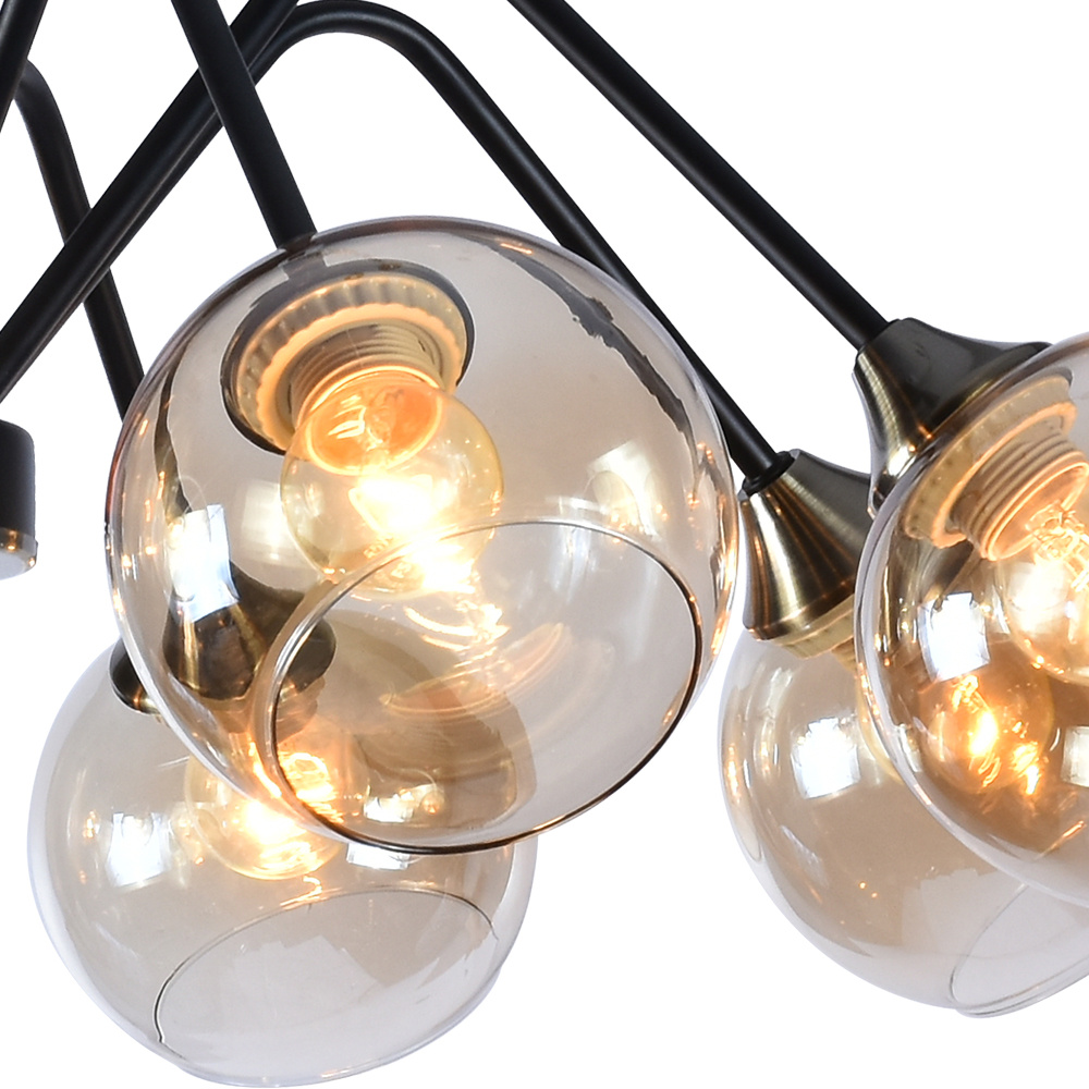 Люстра на штанге Reluce 01233-0.3-08 BK+AB