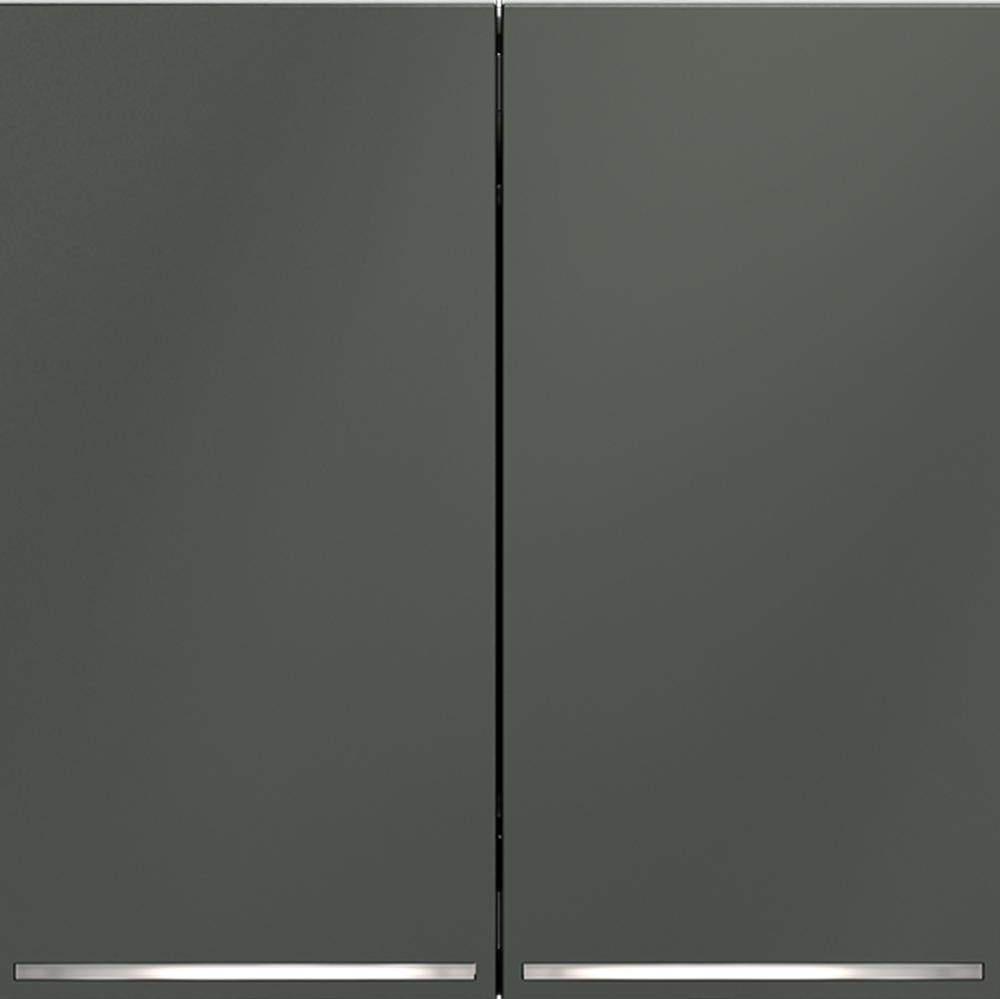 Проходной переключатель двухклавишный с подсветкой Voltum S70 VLS020406 (титан)