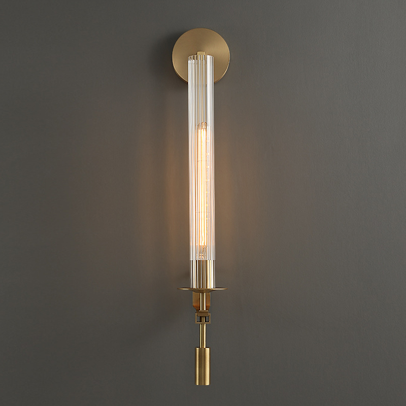 Бра на штанге Delight Collection Wall lamp 88043W brass