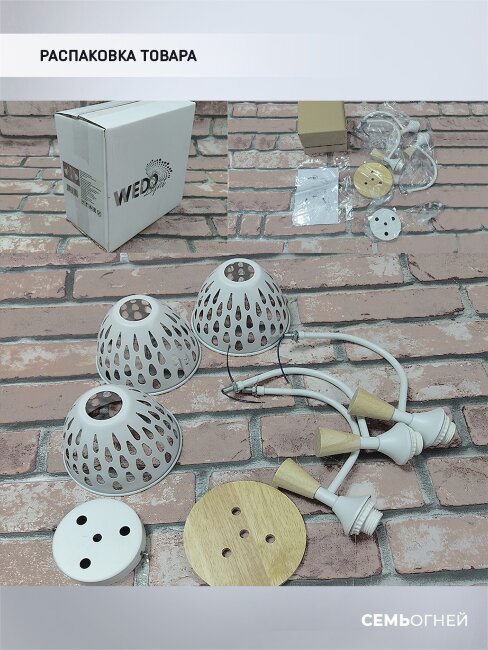 Потолочная люстра Wedo Light Gudi 66656.01.09.03