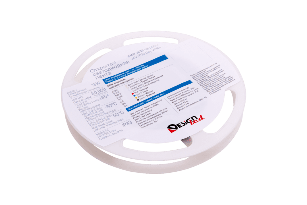Светодиодная лента DesignLed DSG2196-24-NW-33 000528
