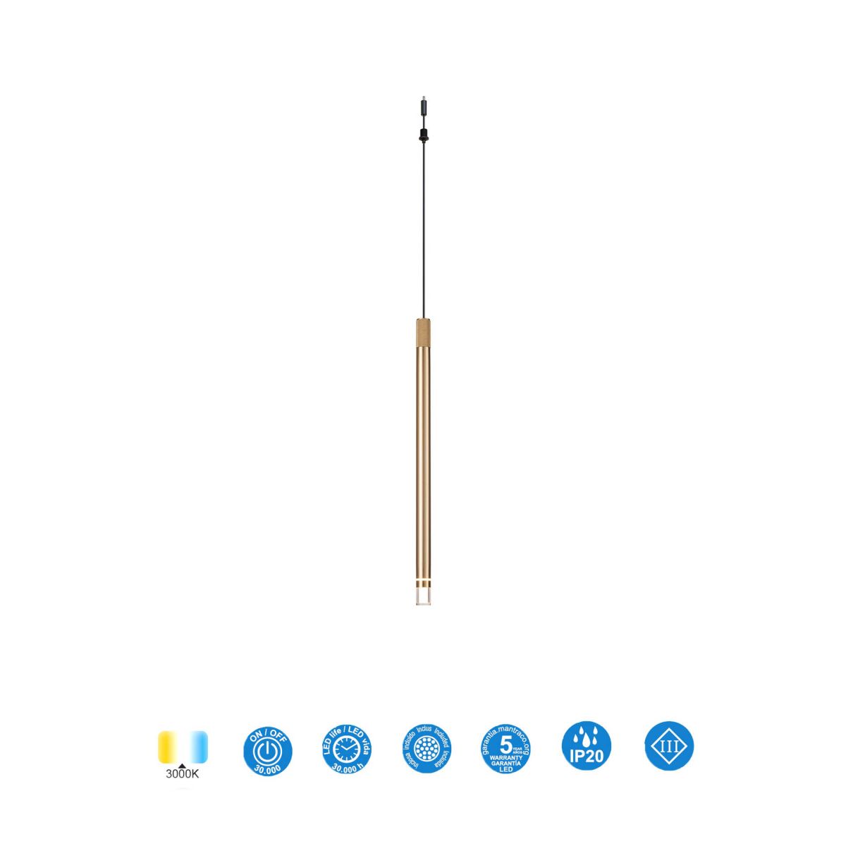 Подвесной модульный светильник без основания Mantra Moana 9340