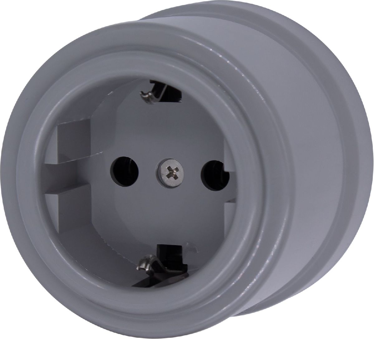 Розетка с заземляющим контактом Bironi Лизетта B1-101-26