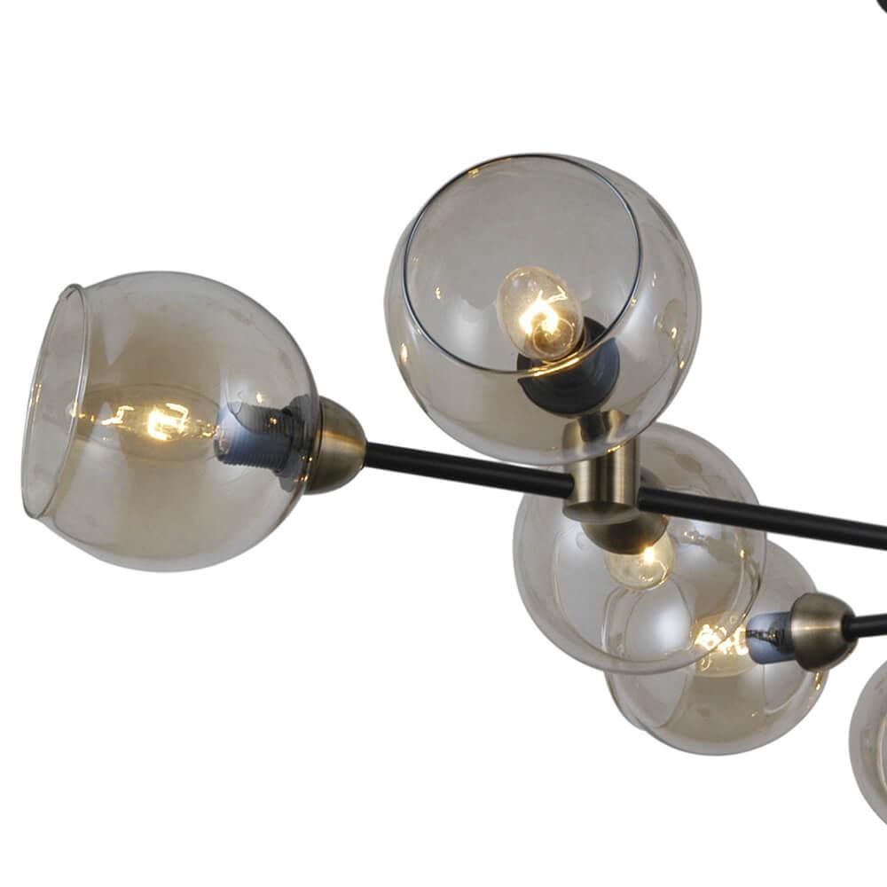 Потолочная люстра Seven Fires Latera SF4018/9C-MBK-AB