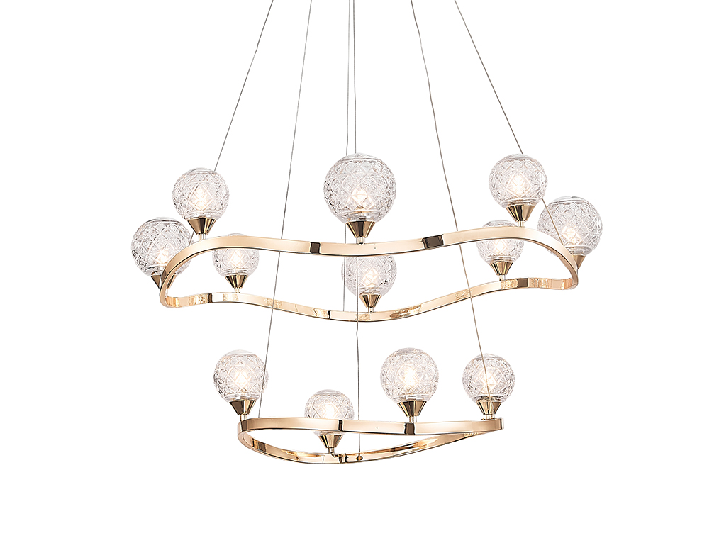 Подвесная люстра Newport 3812/S gold new М0065484