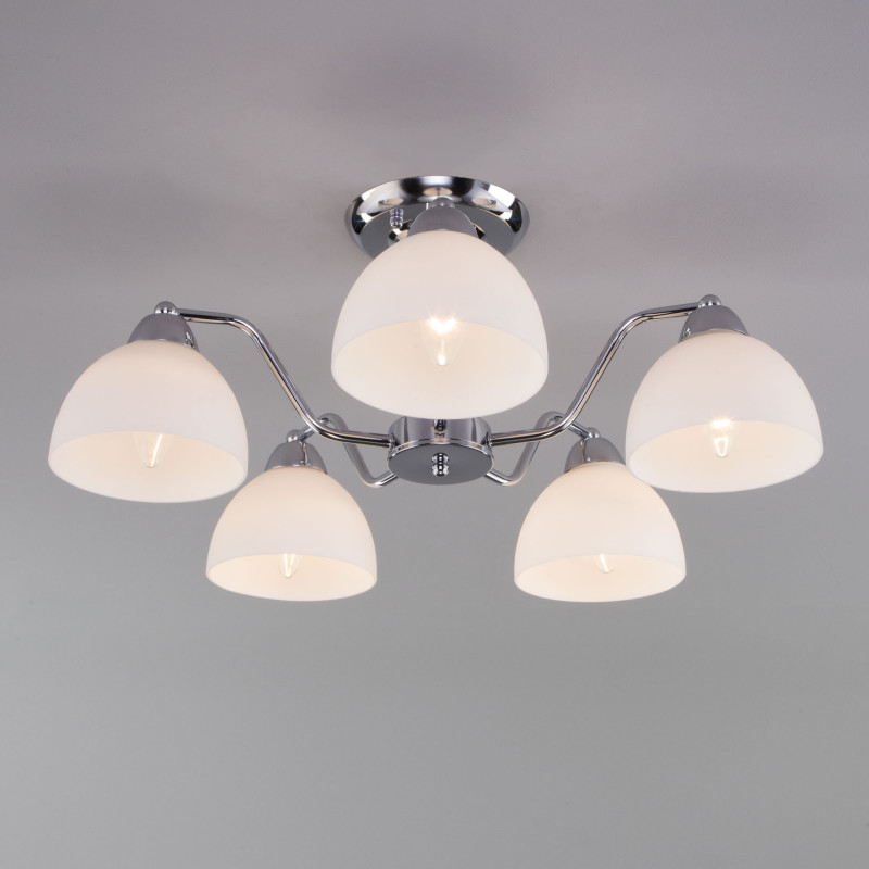 Люстра на штанге Eurosvet 30172/5 хром