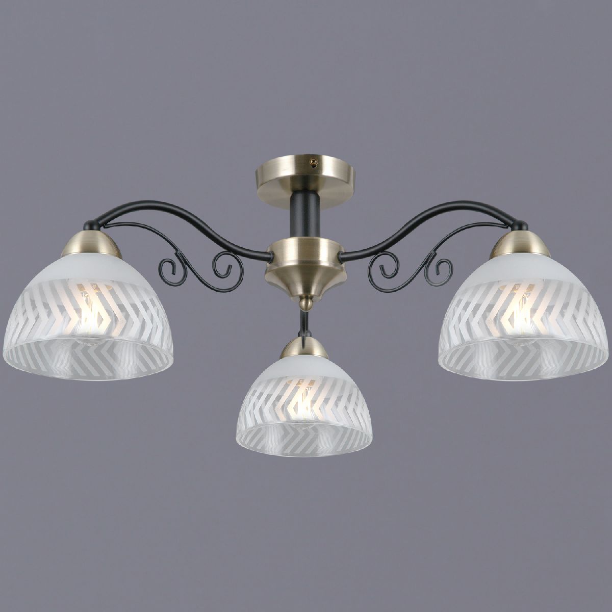 Потолочная люстра Illumico IL0435-3CSQ-24 BK AB SPICA