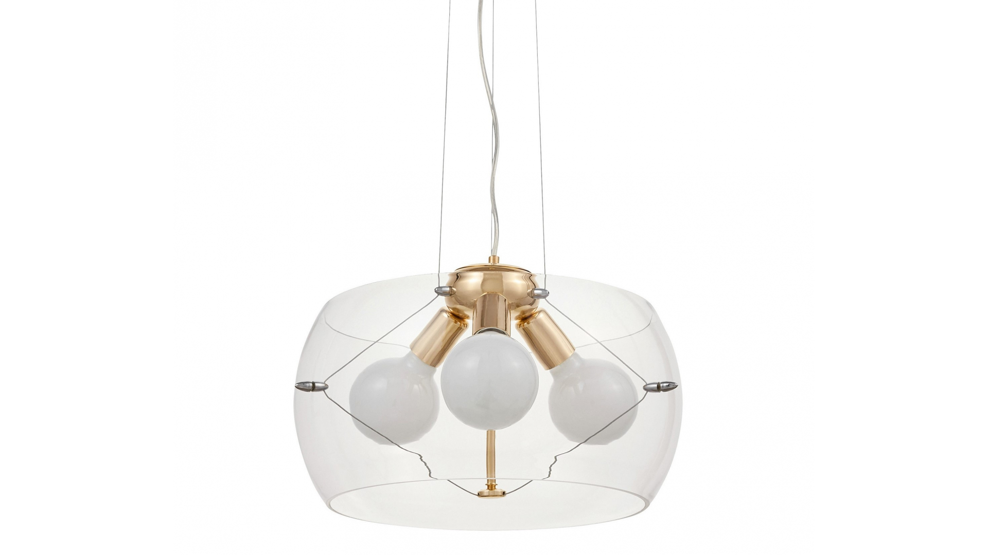 Подвесная люстра Lumina Deco Globo LDP 6018-400 PR+F.GD