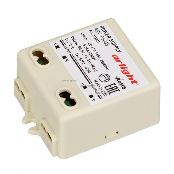 Блок питания Arlight ARV-05005 (5V, 1A, 5W) 023727