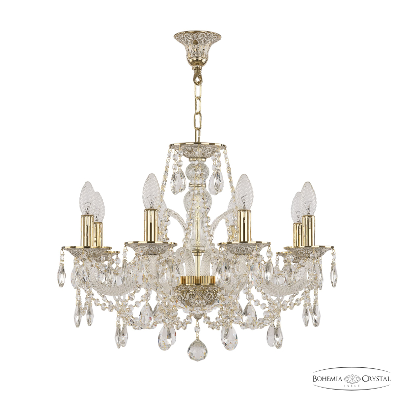 Подвесная люстра Bohemia Ivele Crystal 1605/8/195 GW