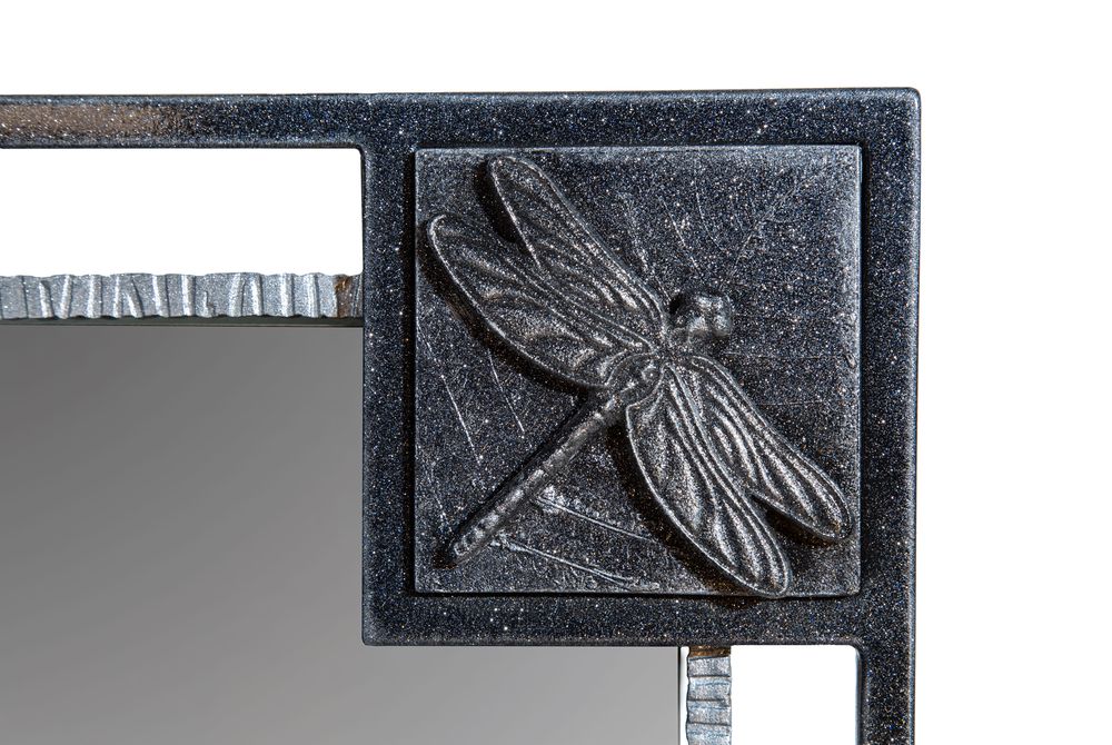 Зеркало Runden Стрекозы на листке V20041