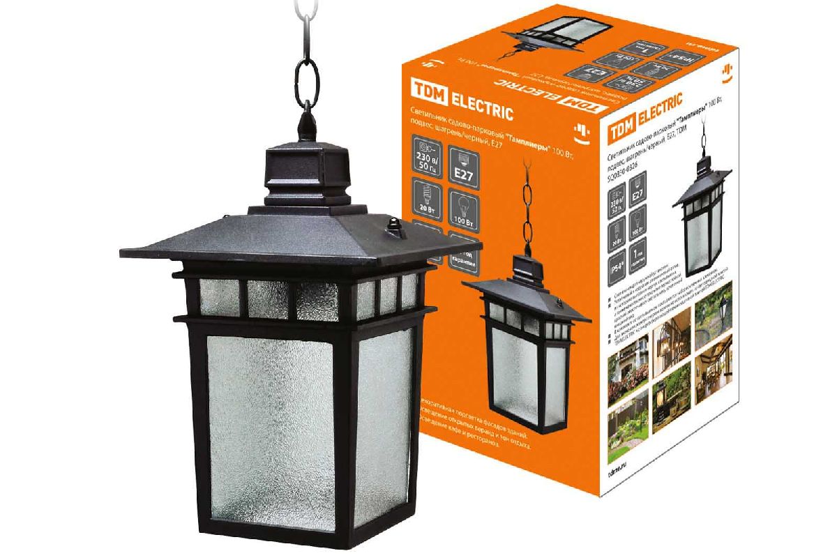 Уличный подвесной светильник TDM Electric Тамплиеры SQ0330-0326