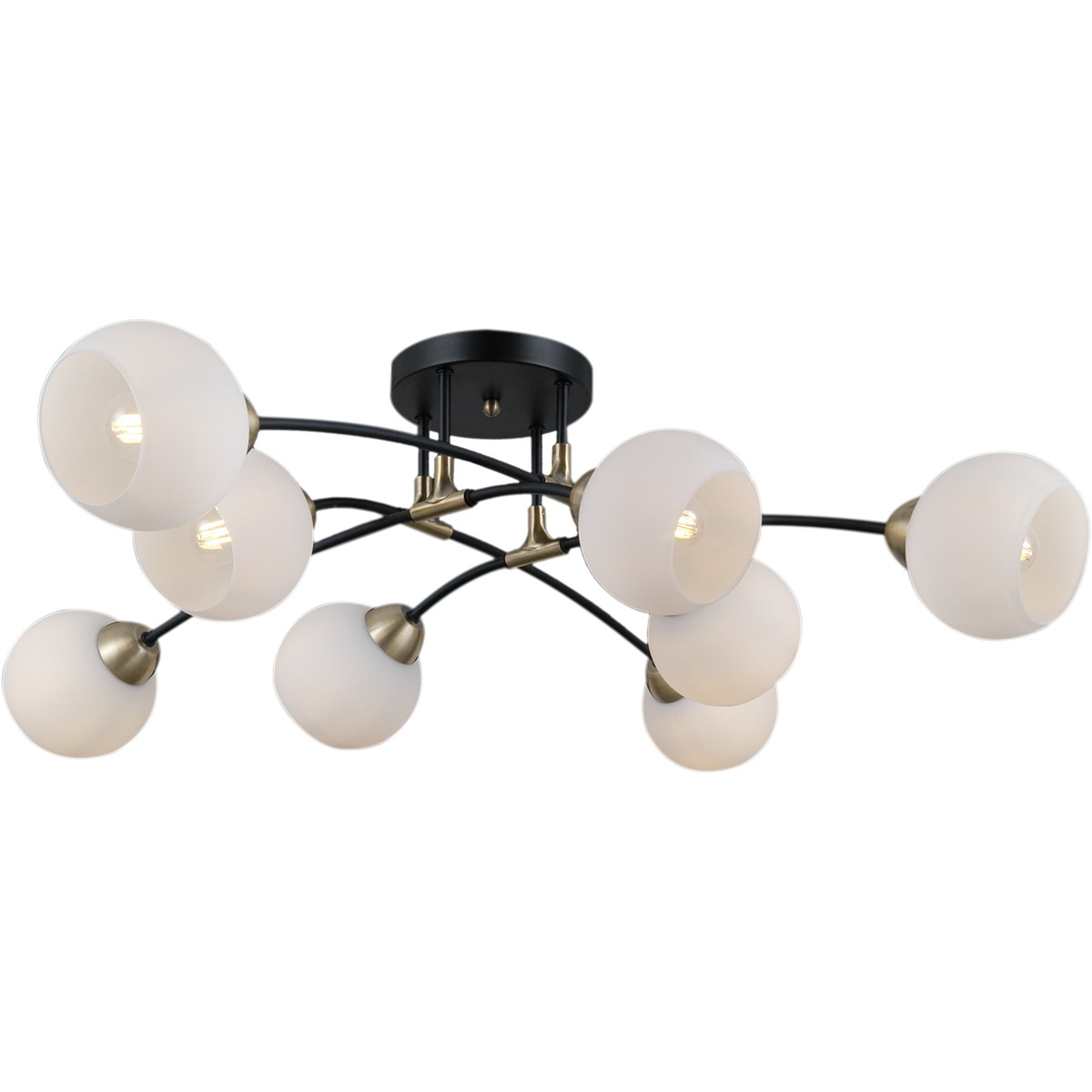 Люстра на штанге Illumico IL0299-8CSQ-79 BK AB