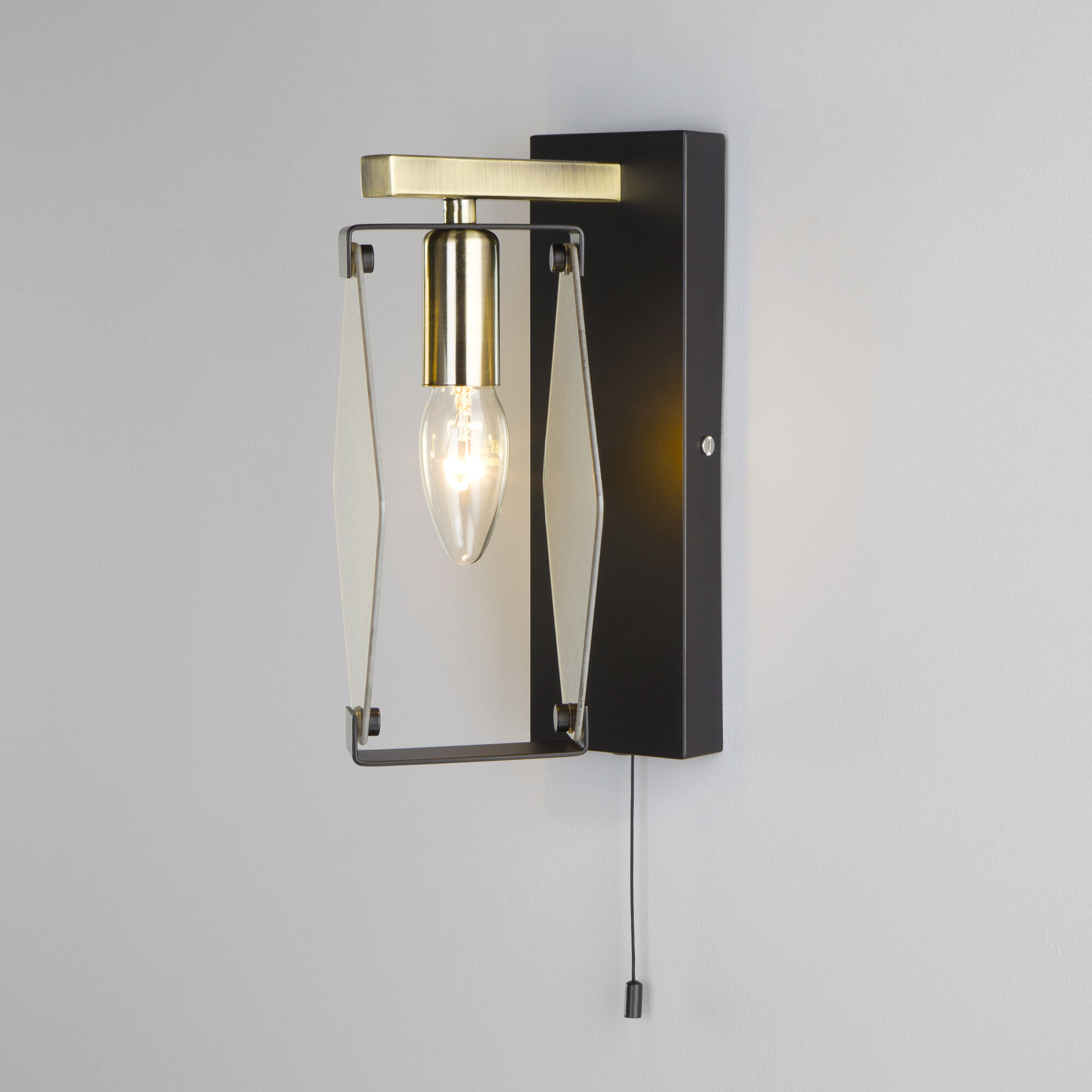 Бра Eurosvet Aragon 60126/1 черный (60116/1)