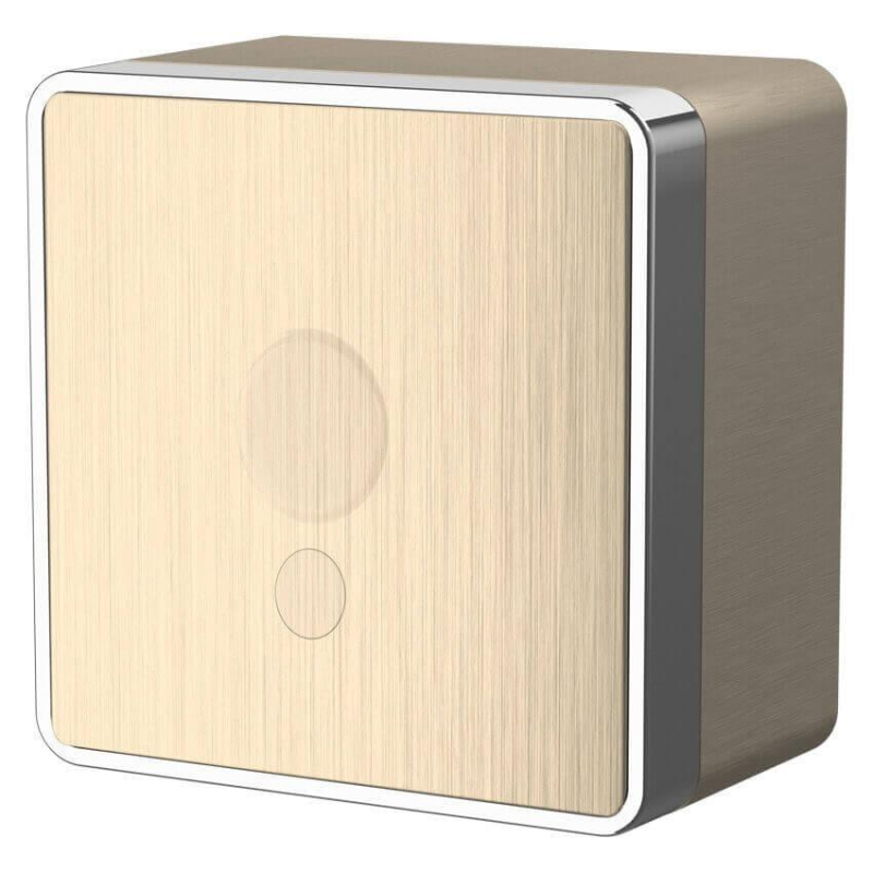 Вывод кабеля Werkel Gallant шампань рифленый WL15-16-01 4690389129698