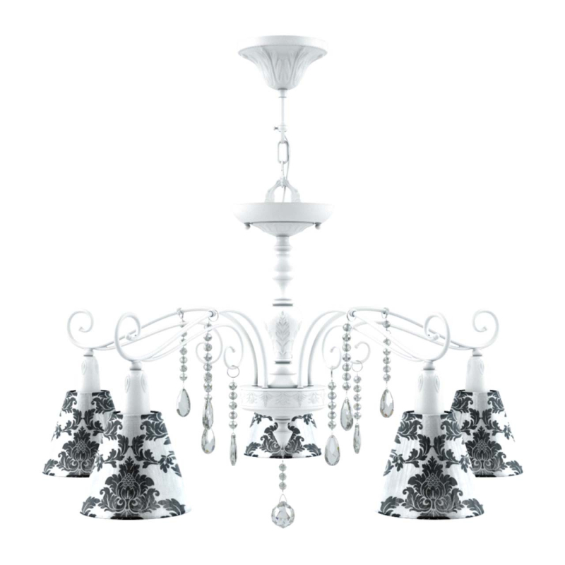Подвесная люстра Lamp4you Provence E4-05-WM-LMP-O-2-CRL-E4-05-TR-DN