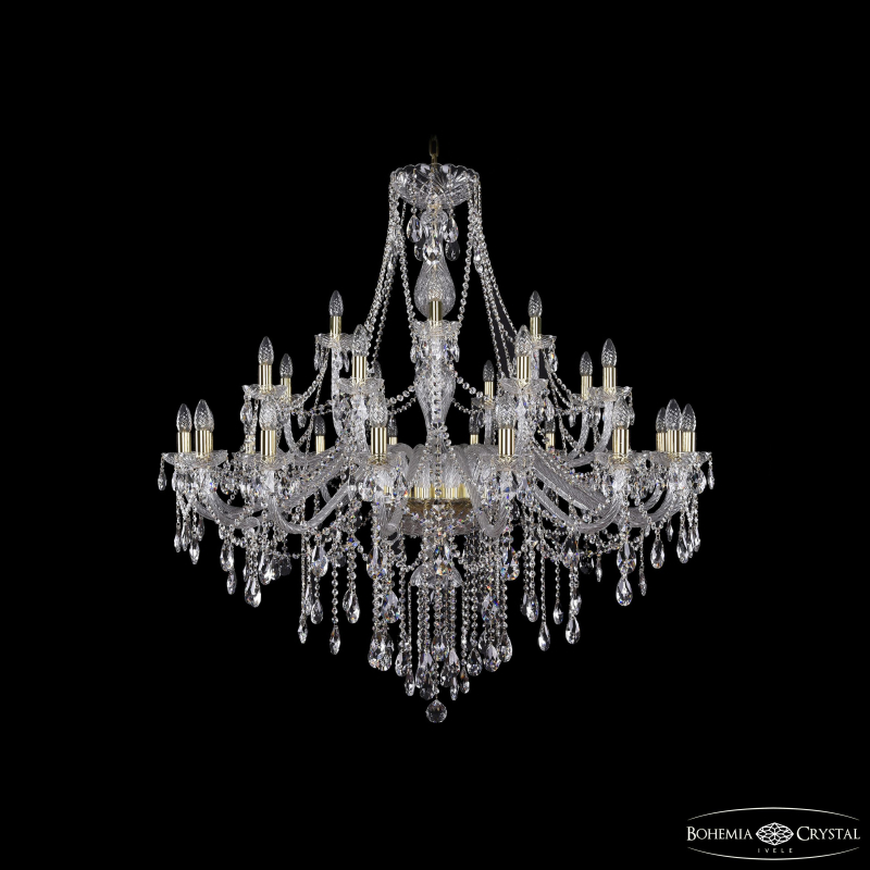 Подвесная люстра второго света Bohemia Ivele Crystal 1415/16+8+4/460 G