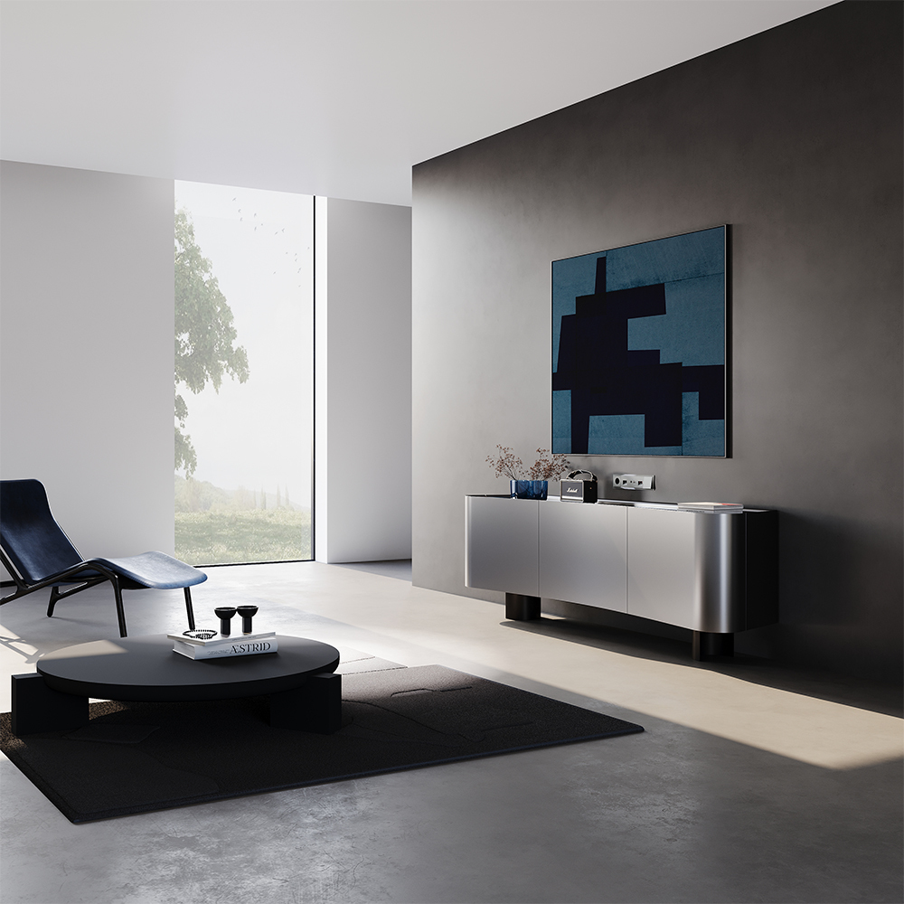 Рамка на 5 постов Voltum S70 VLS110506 (титан, стекло)