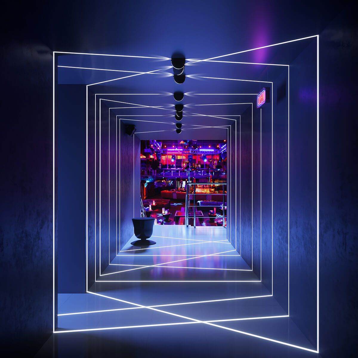 Уличный светильник Elektrostandard 1630 TECHNO LED черный