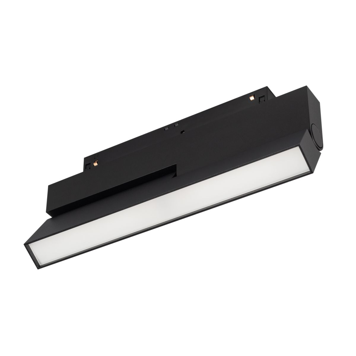 Трековый магнитный светильник Arlight MAG-ORIENT-FLAT-FOLD-S230-12W Day4000-MIX (BK, 80 deg, 48V, TUYA Zigbee) (IP20 Металл) 056401