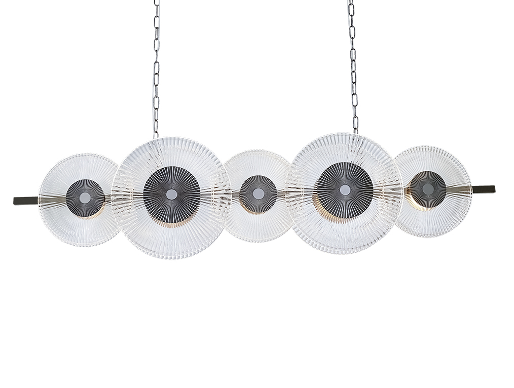 Подвесная люстра Newport 4545+5/S black glossy М0068705