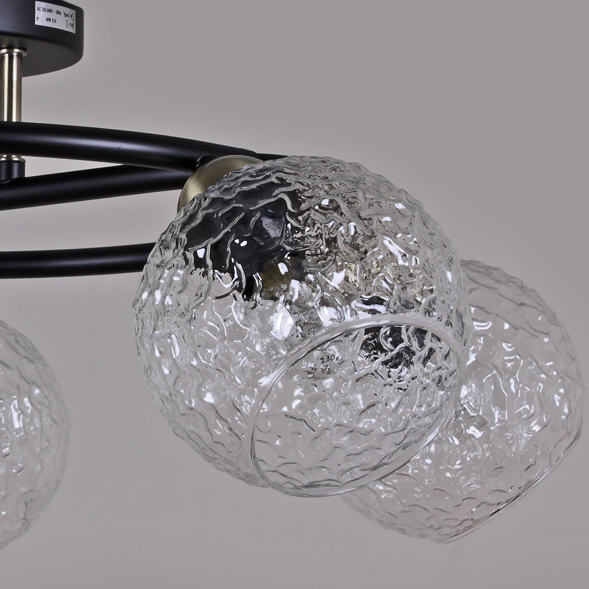 Люстра на штанге Illumico IL0296-5CSQ-79 BK AB