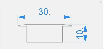 Торцевая заглушка (2 шт.) Deko-Light I-ET-05-12 981011
