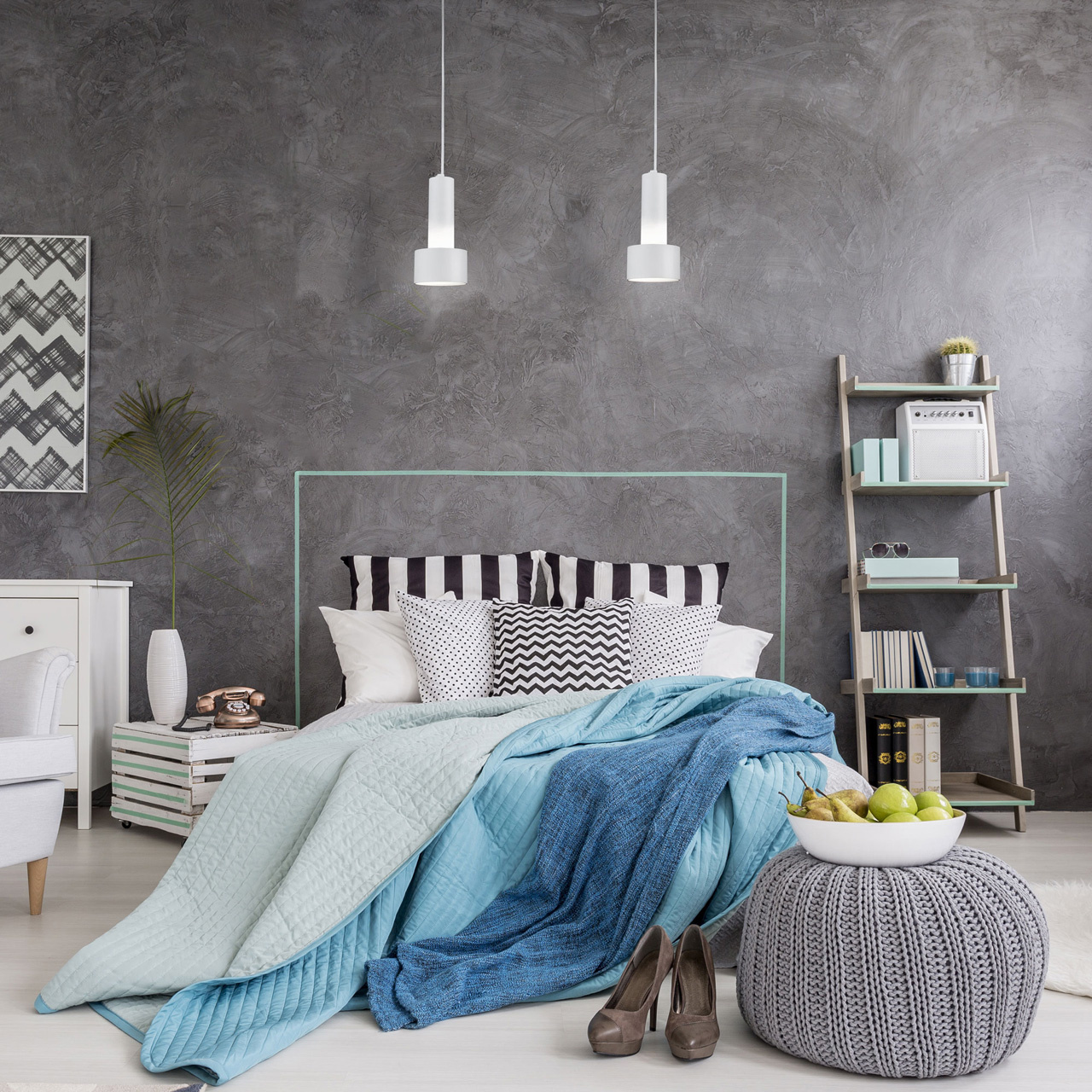 Подвесной светильник Eurosvet Charlie 50134/1 LED белый