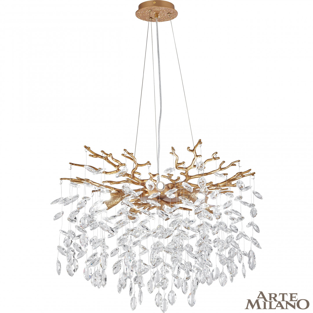 Подвесная люстра Arte Milano Milan 239801/D600/8/B Pa