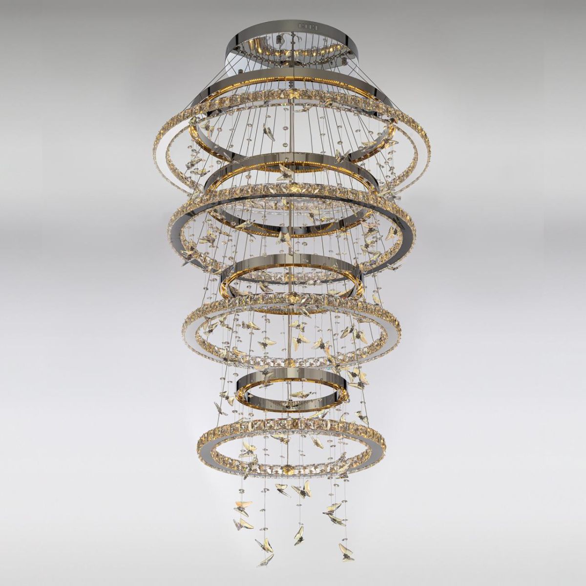 Подвесная люстра с пультом управления Citilux Etera CL322090