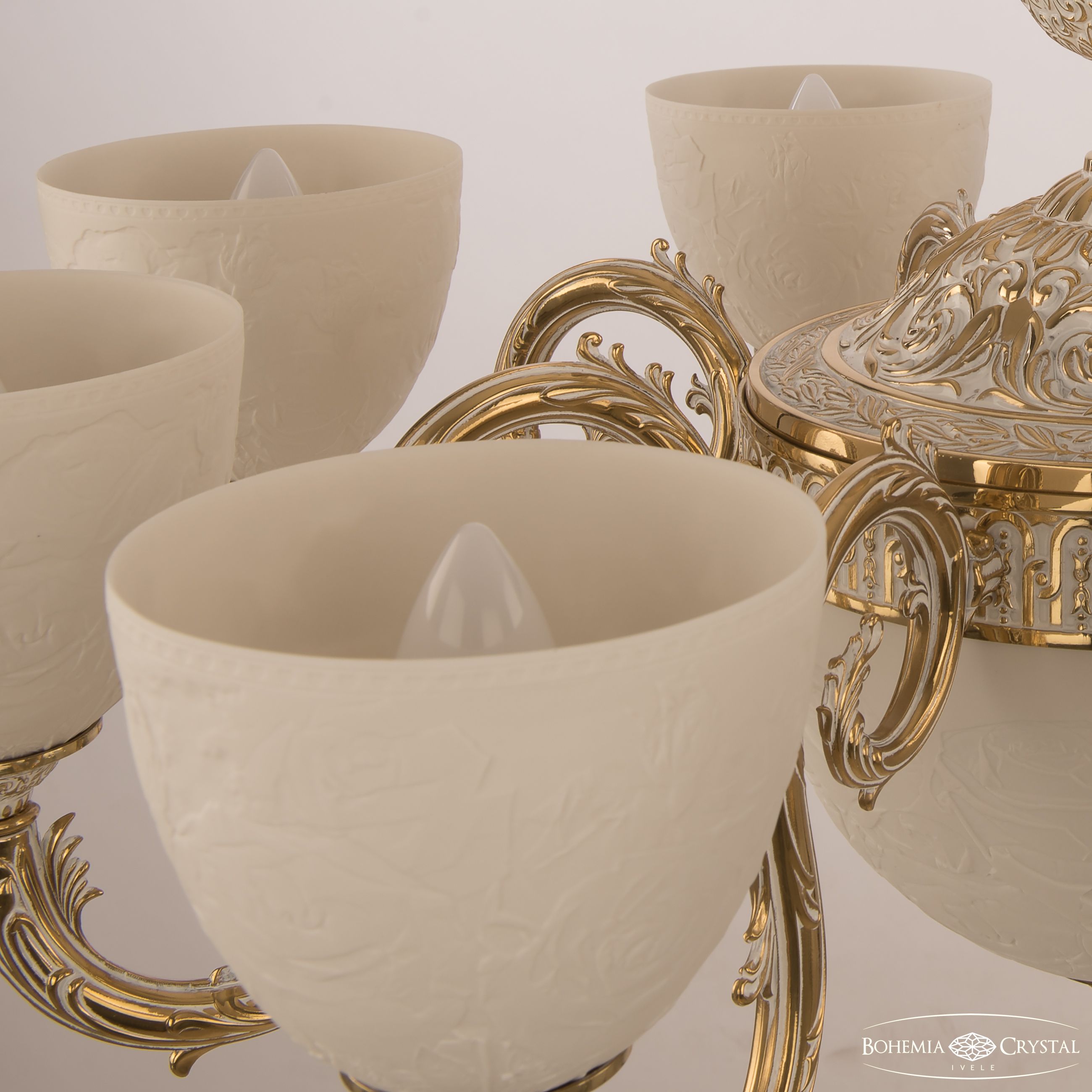 Подвесная люстра Bohemia Ivele Crystal Florence 71203P/8/210 GW P1 U Rose