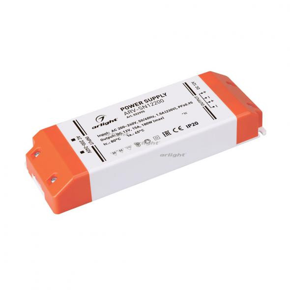Блок питания Arlight ARV-SN12200 (12V, 15A, 180W, PFC) 022995