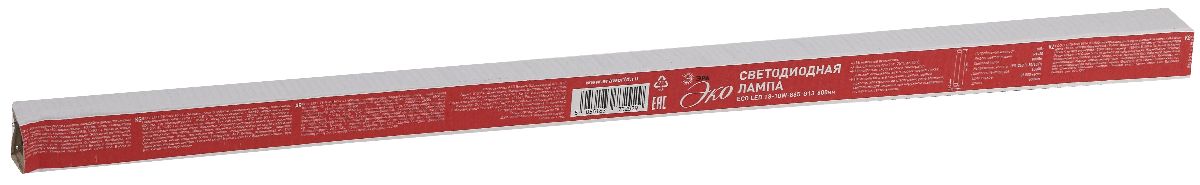 Лампа светодиодная Эра G13 10W 6500K ECO LED T8-10W-865-G13-600mm Б0032975