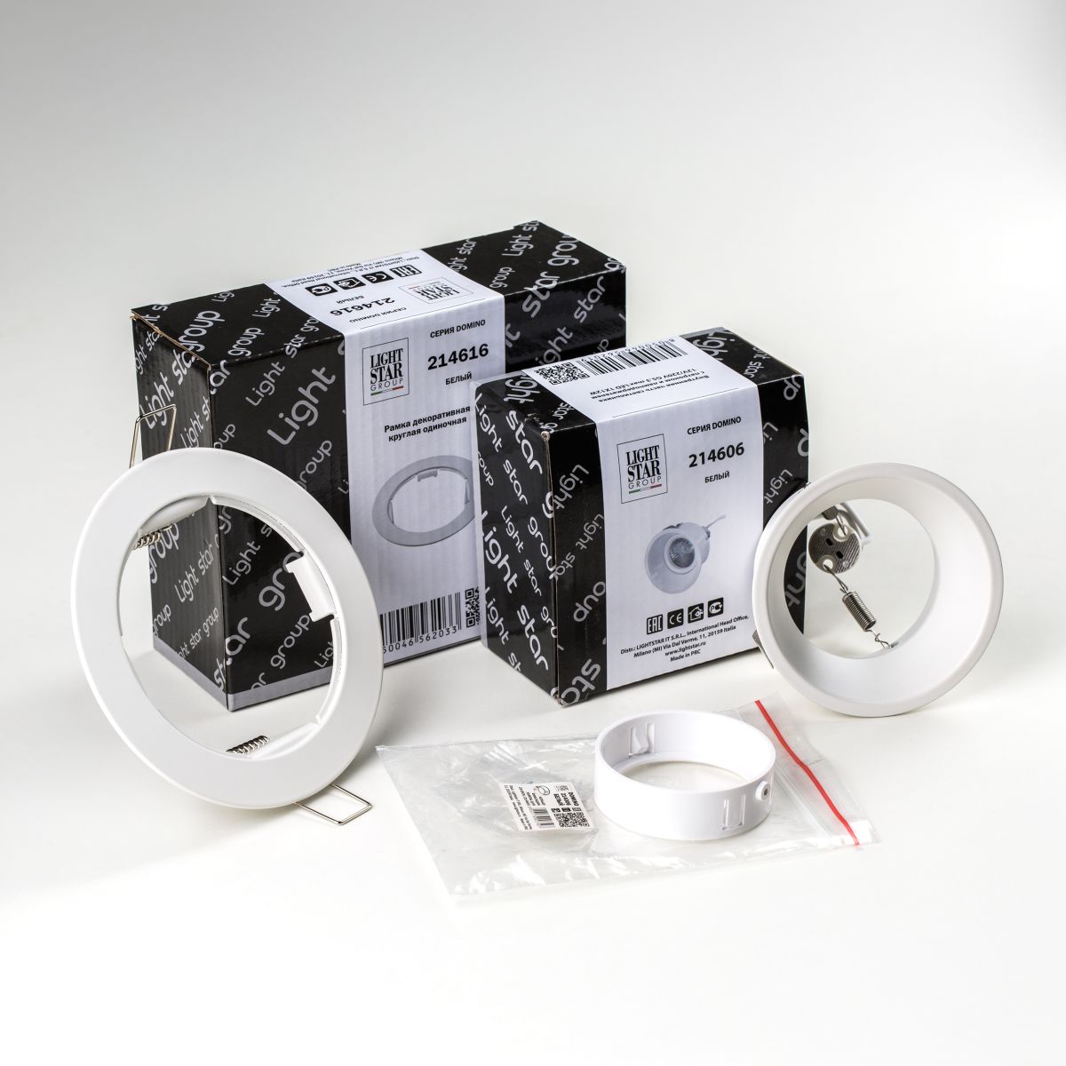 Встраиваемый светильник Lightstar Domino (214616+214606+214006) D61606WMOD