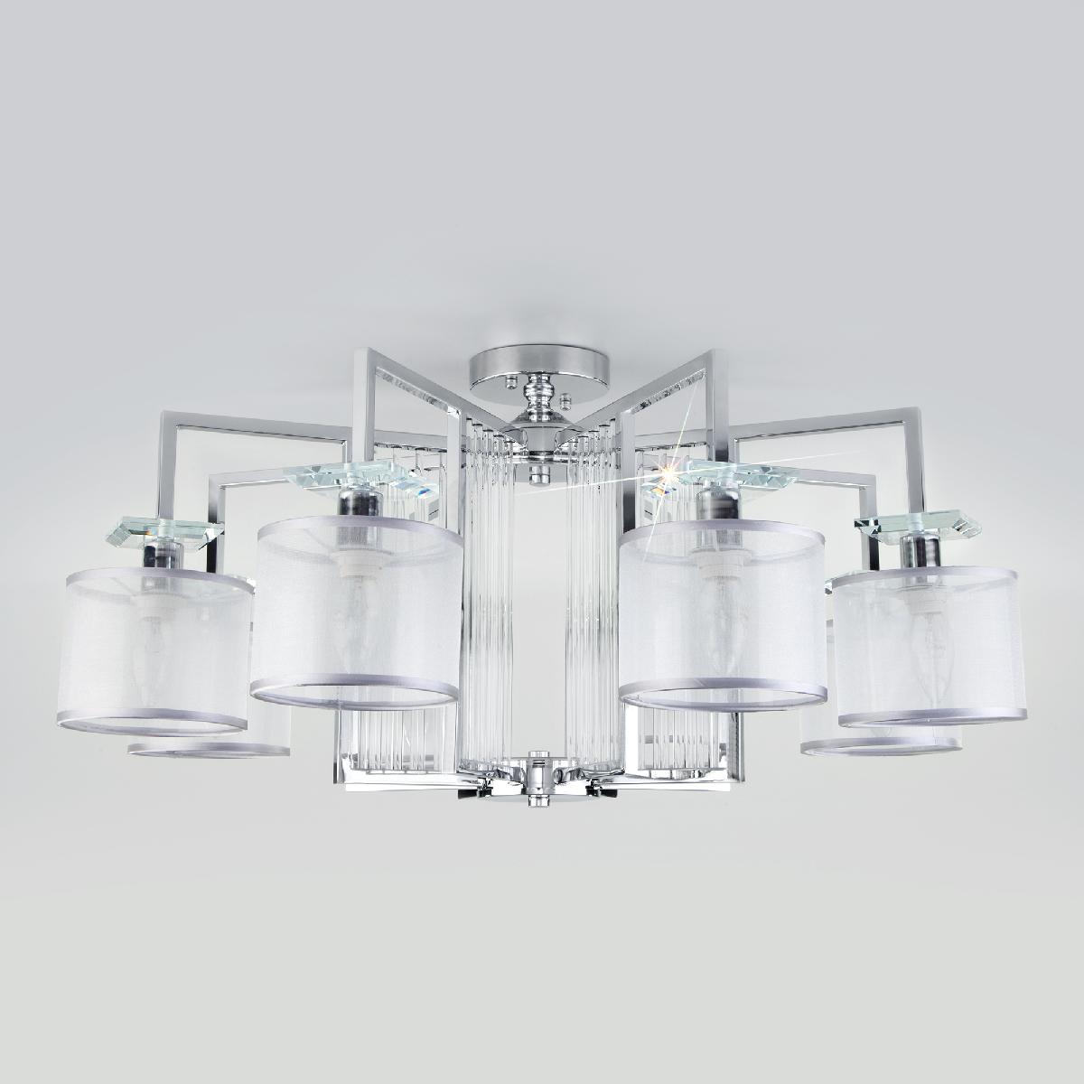 Потолочная люстра Eurosvet Fargo 60123/8 хром Smart (60108/8)