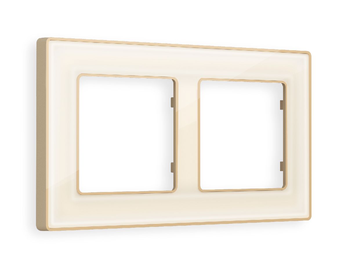 Рамка двухместная Ambrella Volt Arctic AF580342