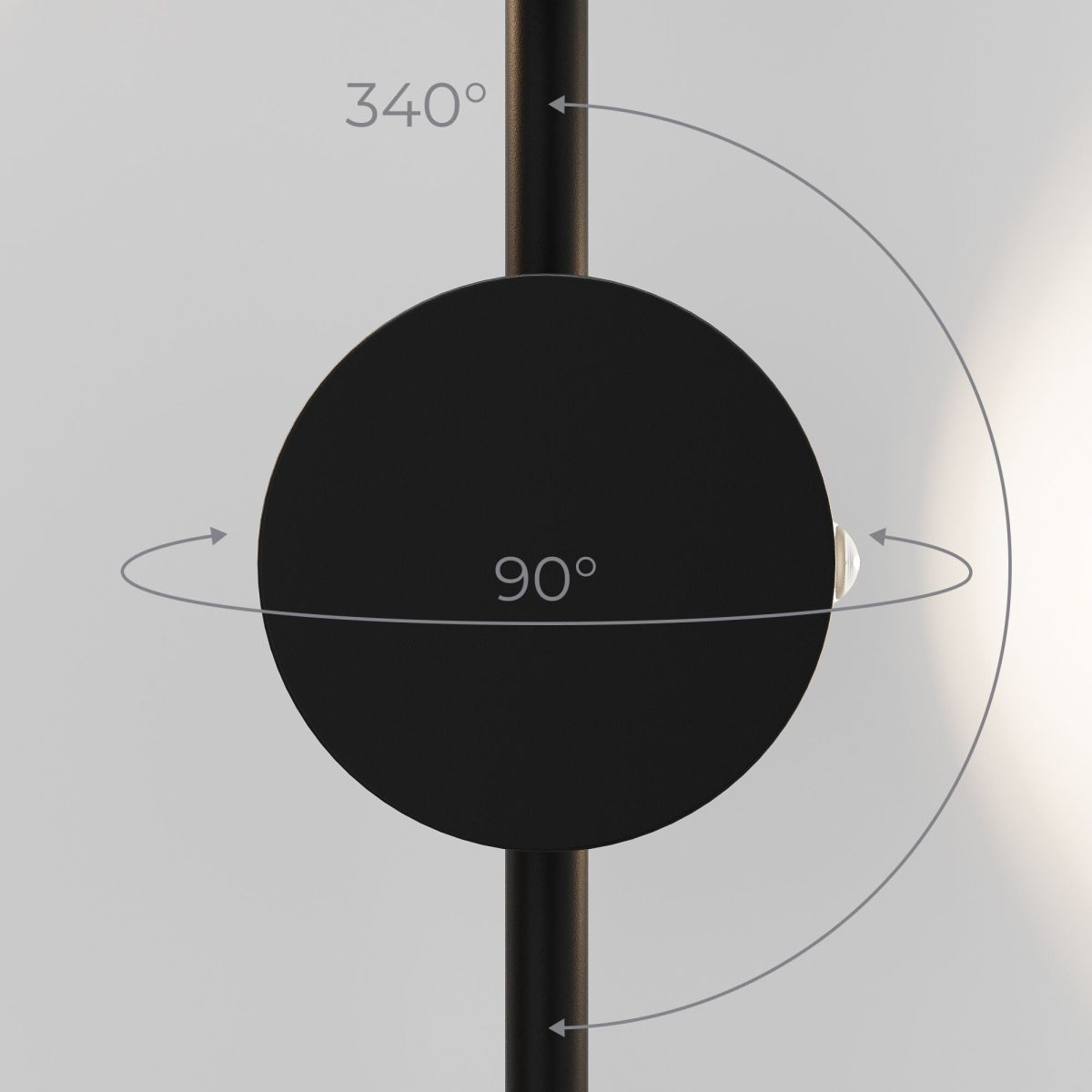 Настенный светильник Elektrostandard Illume черный (40154/LED) 4000K 4690389217043 a070995