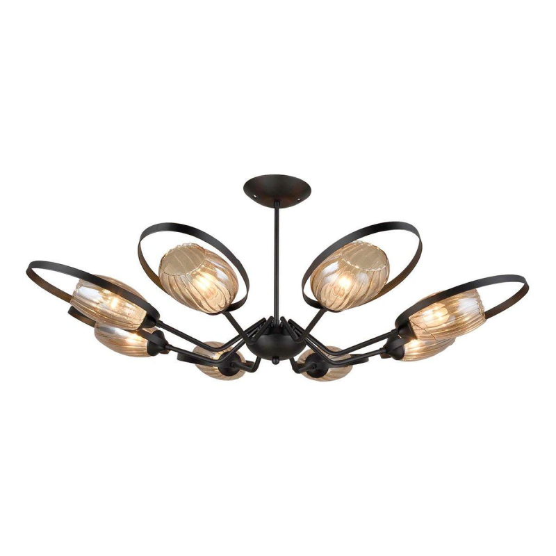 Люстра на штанге IMEX MD.3616-8-P BK