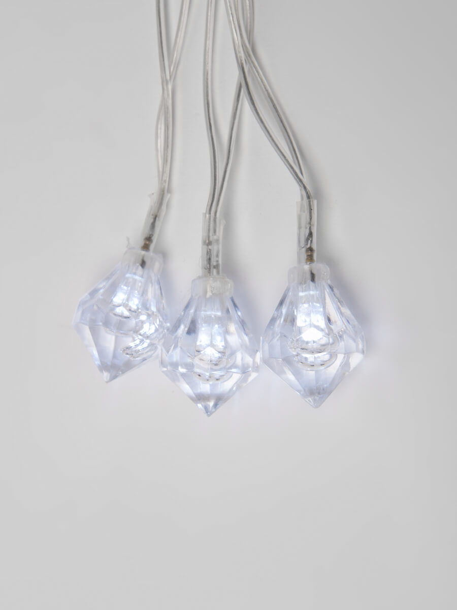 Светодиодная гирлянда (07931) Uniel 220V белый ULD-S0700-050/DTA White IP20 DIAMONDS