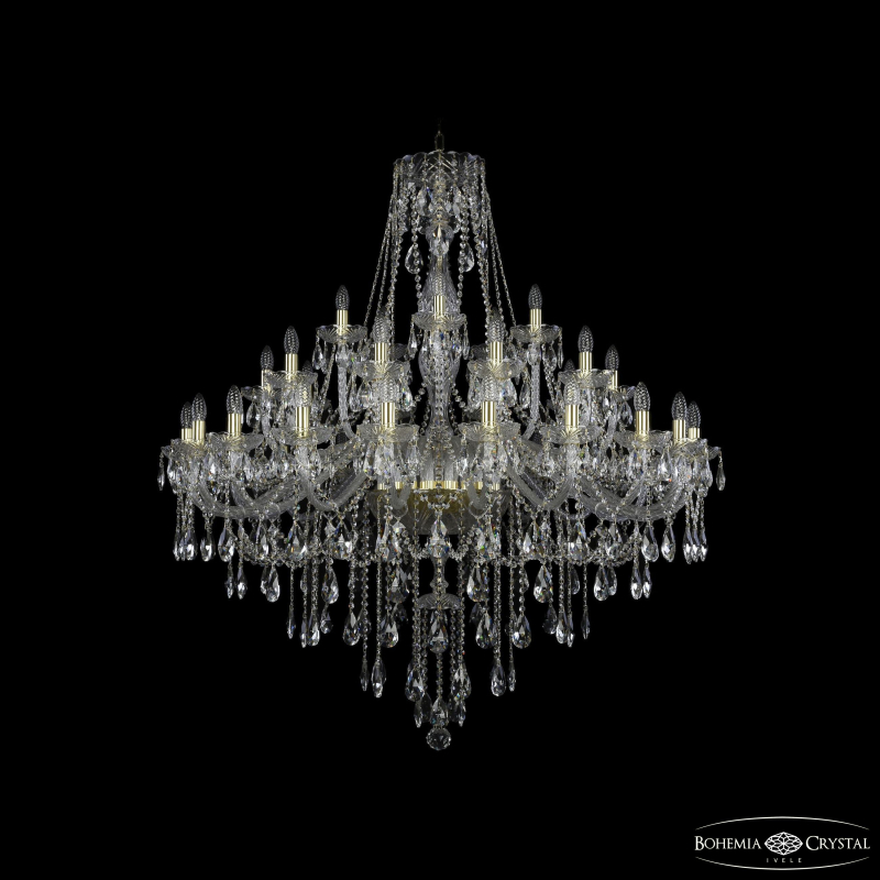 Подвесная люстра Bohemia Ivele Crystal 1415/20+10+5/460 G