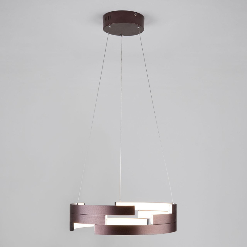 Подвесной светодиодный светильник Eurosvet Sphere 90094/1 коричневый