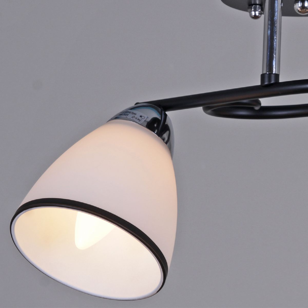 Потолочная люстра Reluce 09127-3.3-03 CR+BK