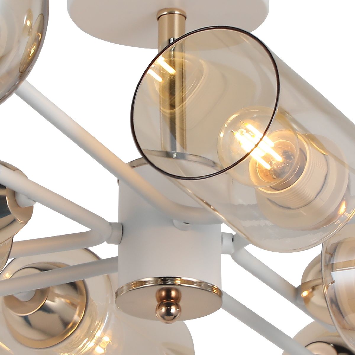 Люстра на штанге Illumico IL8243-8COU-79 WH GD